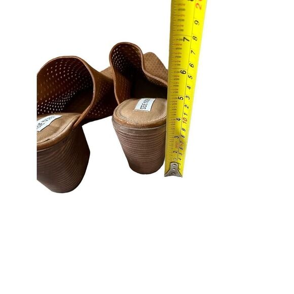 Steve Madden Sully Mule Cognac Brown Tan Suede Size 10 M Pointed Toe - Picture 9 of 11